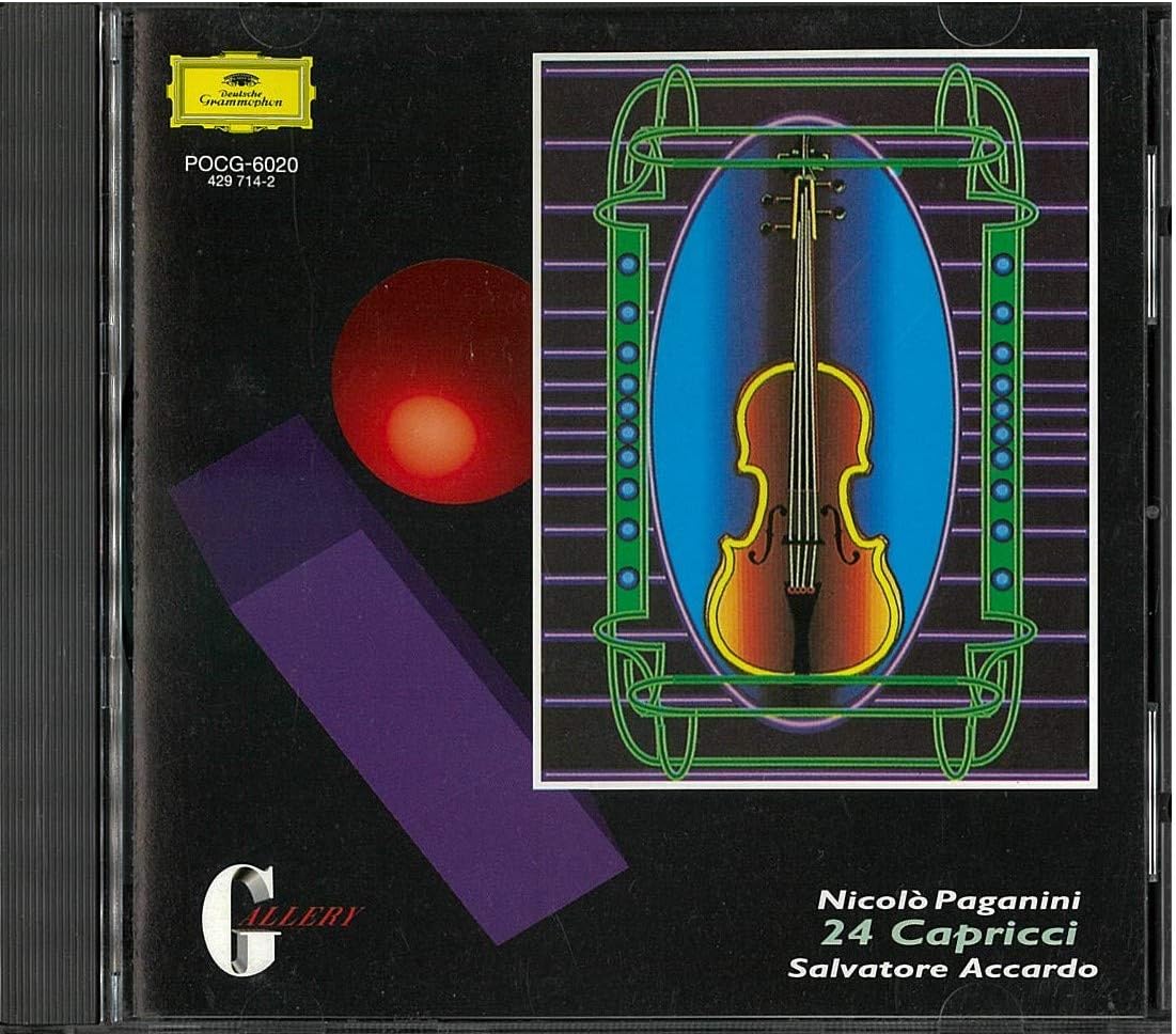 

CD АККАРДО (САЛЬВАТОРЕ); ПАГАНИНИ - Паганини: 24 Каприса POCG6020 Япония ОбиКлассика Б/У