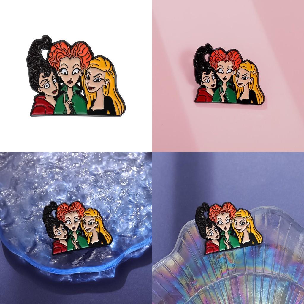 Eyecatching Character Cartoon Alloy Brooch Pin With Vibrant Colors For Fashion Lovers