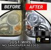 Refurbishment of Car Headlights, Plastic Cleaning To Reduce Scratches, Prevent Lampshades from Turning Yellow, and Enhance Brightness