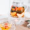 HARIO Blatt-Teekanne Pure Praktisch Fassungsvermögen 360ml Hitzebeständiges Glas Geschenk CHEN-36T