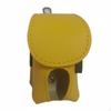 Golf Ball and Tee Holder Holds Two Balls Waist Clip Pouch Compact Size Brown