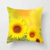 Sunflower Printed Cushion Cover Sofa Home Decorative Pillow s Print case Splendid Flower Plant