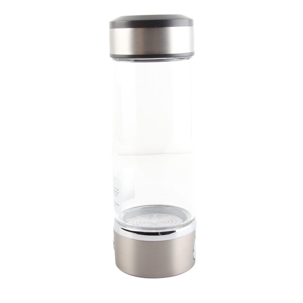 Portable 420ml Hydrogen Rich Water Glass USB Rechargeable Ion Water Generator Hydrogen Rich Water