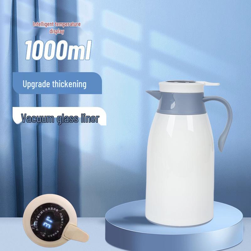 Langlebiger isolierter Glasbehälter Heißwasserkocher für Wohnheim & Zuhause, Große Warmwasserflasche für Studenten