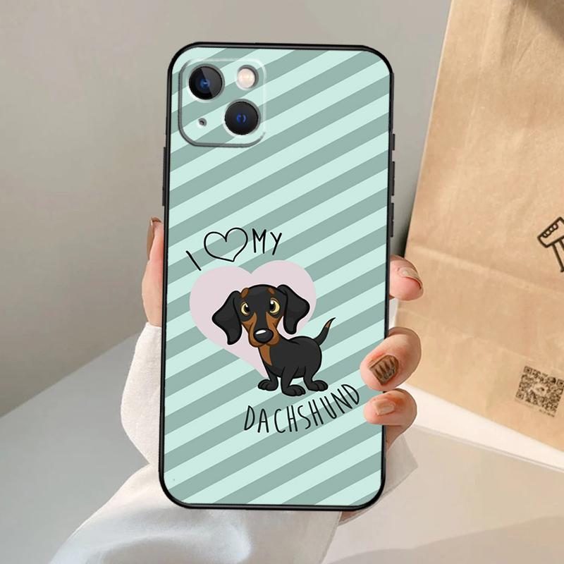 DACHSHUND Phone Case For iPhone 16 15 14 11 12 13 Pro Max Mini Plus X XS Max XR Cover Coque