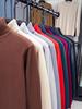 Suéter Masculino de Cashmere Liso com Gola Alta - Camada Base Malha Fashion com Manga Longa