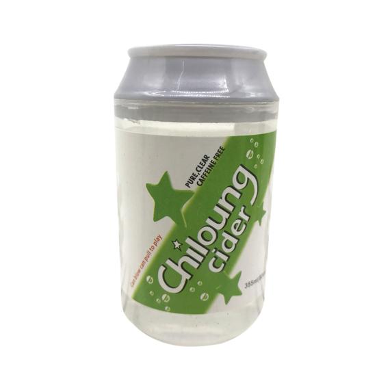Clear Cans Slime Toy Crystal Mud Blowing Bubble Stress Reliever Kids Adults Gift