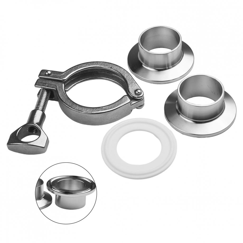 Pipe Fittings Ferrule PTFE Gasket SS304 Sanitary Weld