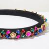 Modisches barockes Strass-Stirnband Glänzende verstellbare Haaraccessoires Koreanisches Kopfschmuck Modenschauen