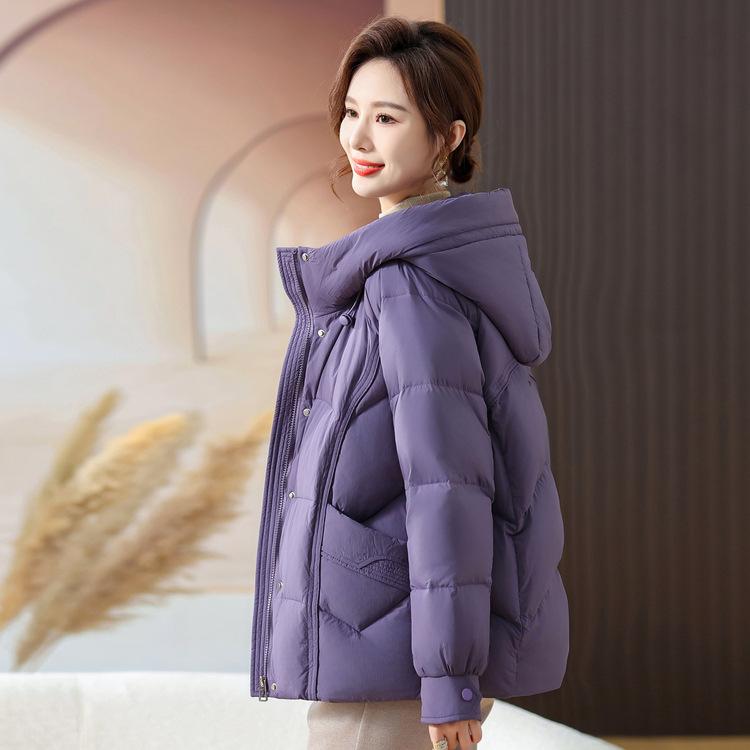 Mittelalterliche Mutter Daunenjacke Winterkleidung Neue Modische Altersreduzierende Kleine Oberteil Herbst- und Winterjacke für Mittelalterliche und Ältere Frauen