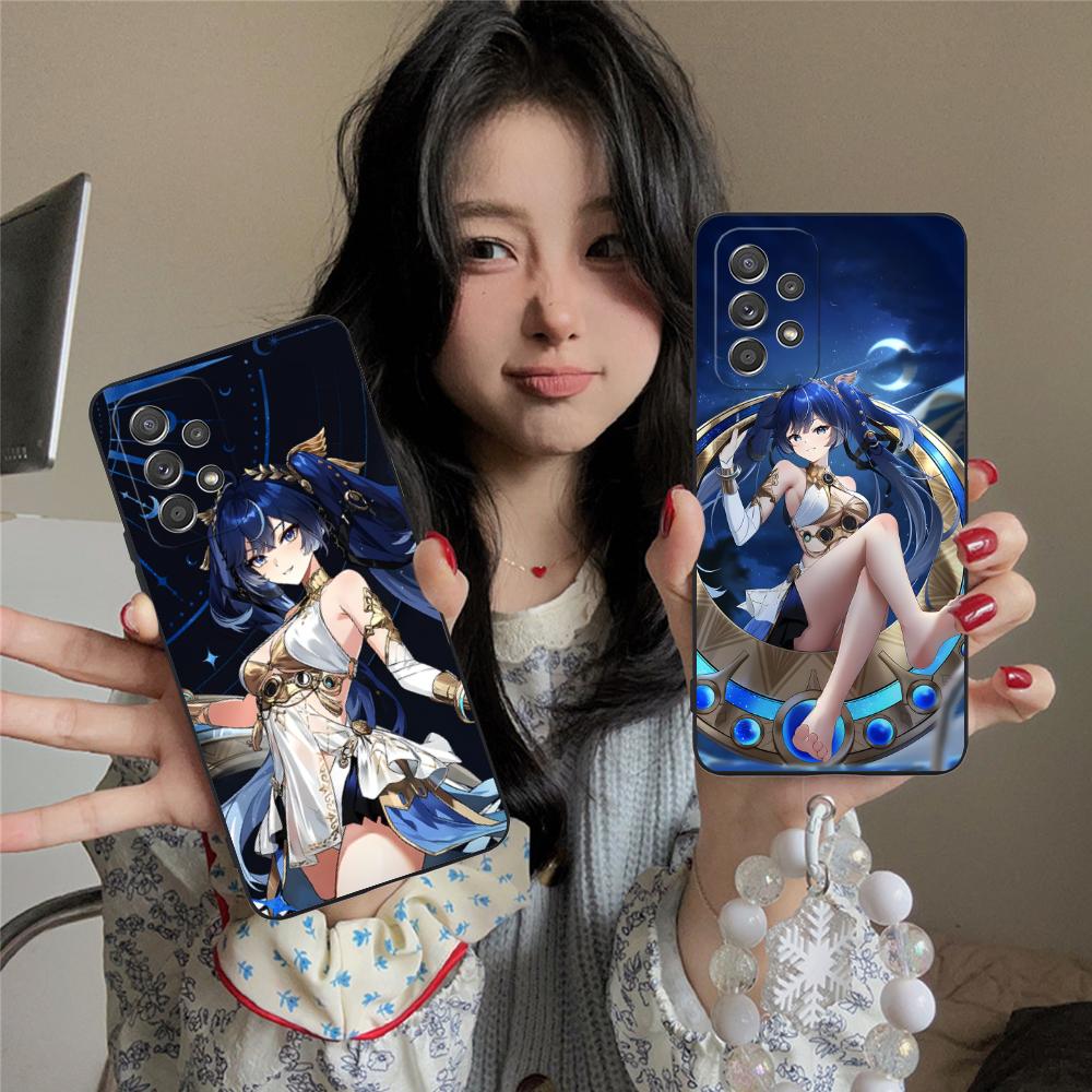 Wuthering Waves Luno Phone Case for Samsung Galaxy A56 55 54 53 52 51 36 35 34 23 16 15 5G Colour Cover Cover Cellphones Pretty