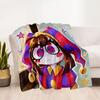 Digital Circus Style Blankets Are Suitable for Living Rooms,making Them an Ideal Choice for Outdoor Travel and Gifts.
