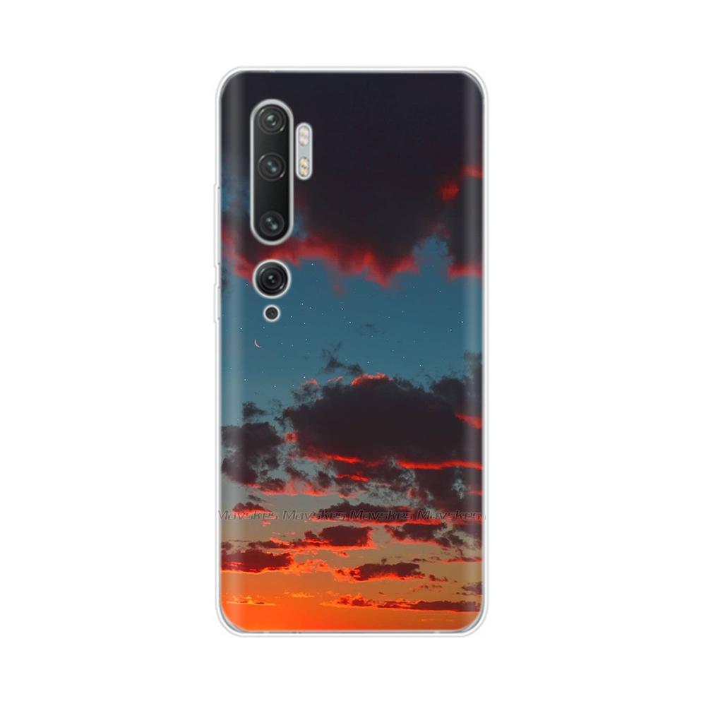 For Xiaomi Mi Note 10 Case Cute Painted Soft Silicone Back Cover For Xiaomi Mi Note10 Pro Lite 10lite Clear Phone Cases Fundas