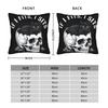 If I Fits I Sits Black Cat Skull Funny Pillow Case  Print Pillow Cover For Couch Sofa Bedroom Morden Pillowcases