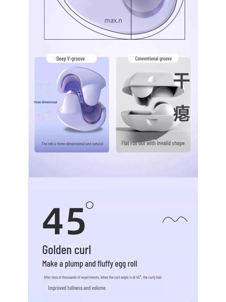 Curling Iron 32mm: Long-Lasting, Damage-Free Styling for Short Hair