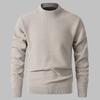 Men S Casual Half Turtleneck Fleece Thick Knit Sweater