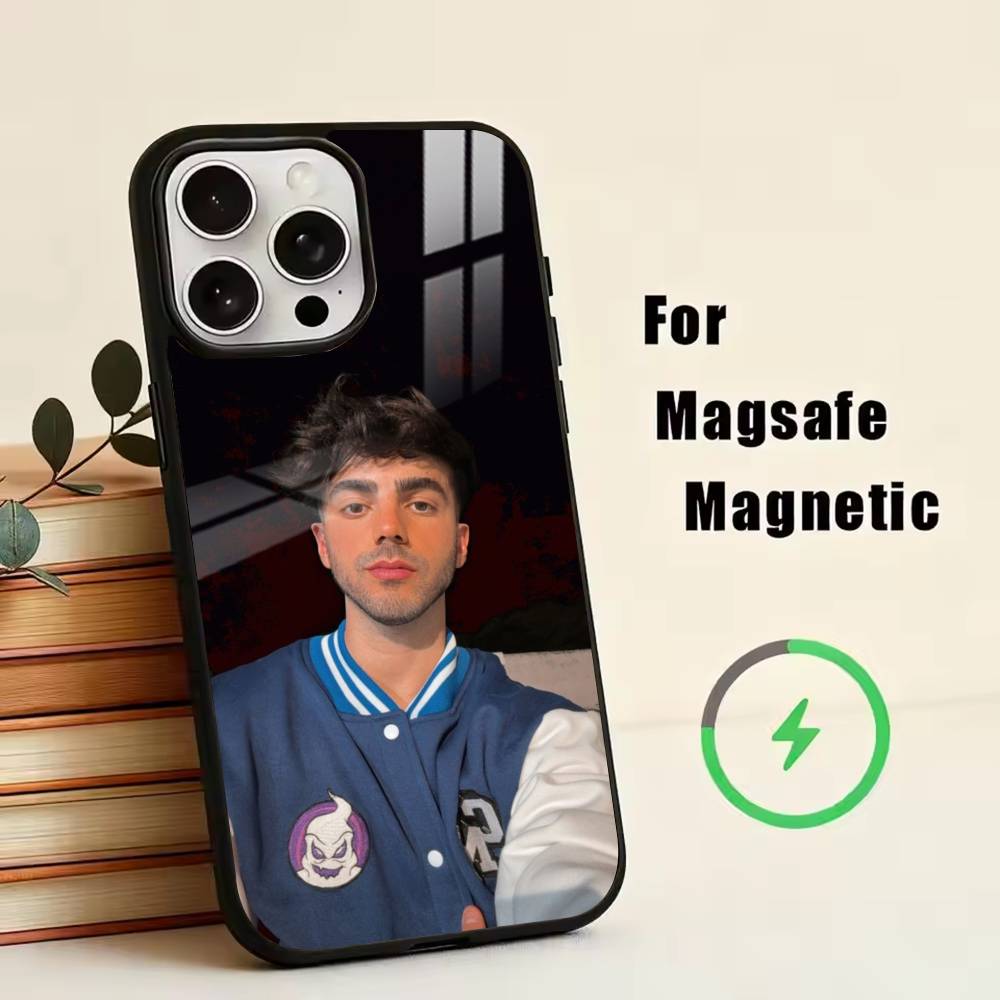 F-Fede V-Vigevani   Phone Case For iPhone17,16,15,14,13,12,11 Plus,Pro Magnetic with Magsafe Wireless Charging