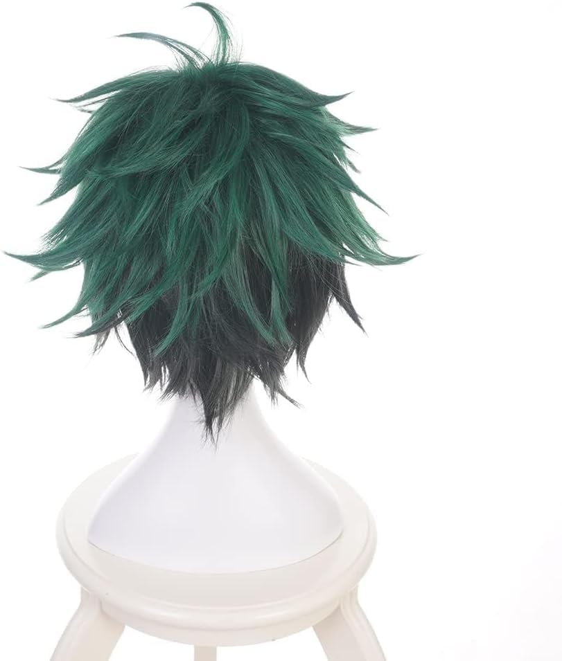 Izuku Midoriya Cosplay Wig Wig for School Cultural Photo Costume Includes Wig - Heat-resistant Cosplay, Costume, Event, Christmas, Halloween,