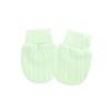 Elastic Cuffs Baby Mittens Prevent Face Scratching Soft Cotton Gloves For 0-1 Month Infants Breathable Hand Covers