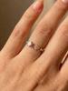 925 Sterling Silver Cubic Zirconia Women Rings for Wedding Party Luxury Gold Color Bright Female Rings Party Trendy Jewelry