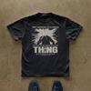 Vintage Y2k Tops The Thing Movie Poster T-shirt John Carpenter Horror Film Tee Graphic Print Casual Clothing All-Season Unisex