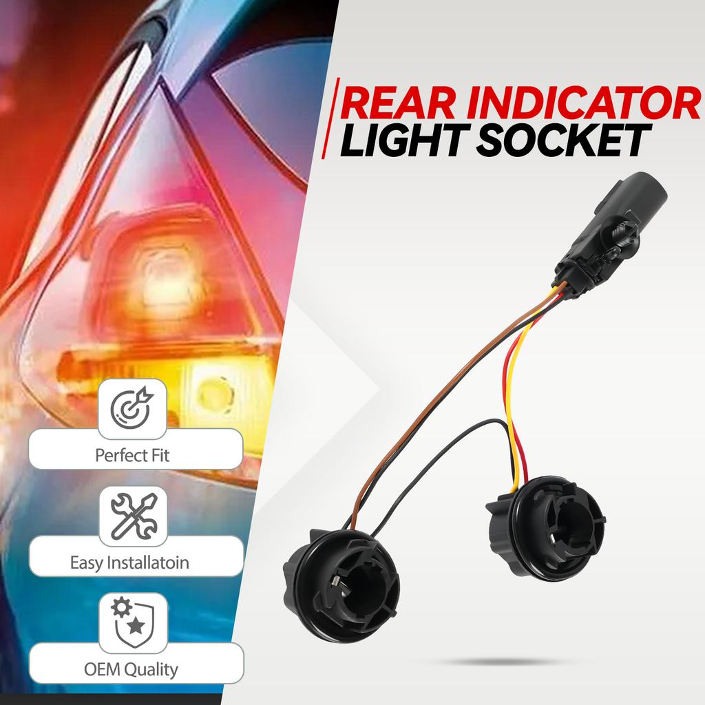 For Ford For Fiesta Tailgate Tail Bulb Replacement Part H1BB13A412AB 2112572 Constructed of ABS Material for Enhanced Durability