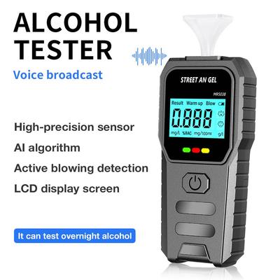 Portable LCD Digital Breath Alcohol Tester Alcohol Breathalyzer Drunk Driving Personal Analyzer