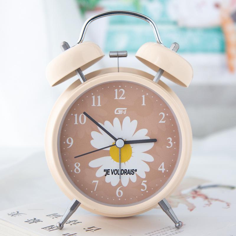 Silent Little Alarm Clock Boy Cartoon Children Female Student Special Bedroom Bedside Luminous Creative Loud Sound Cute Clock