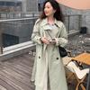 Spring and Autumn New Korean Style Windbreaker Women's Mid-Length Small Jacket
