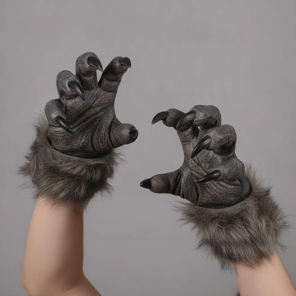 Latex Beast Claws Creepy Cosplay Mittens Costume Accessories Halloween Gloves Carnivals