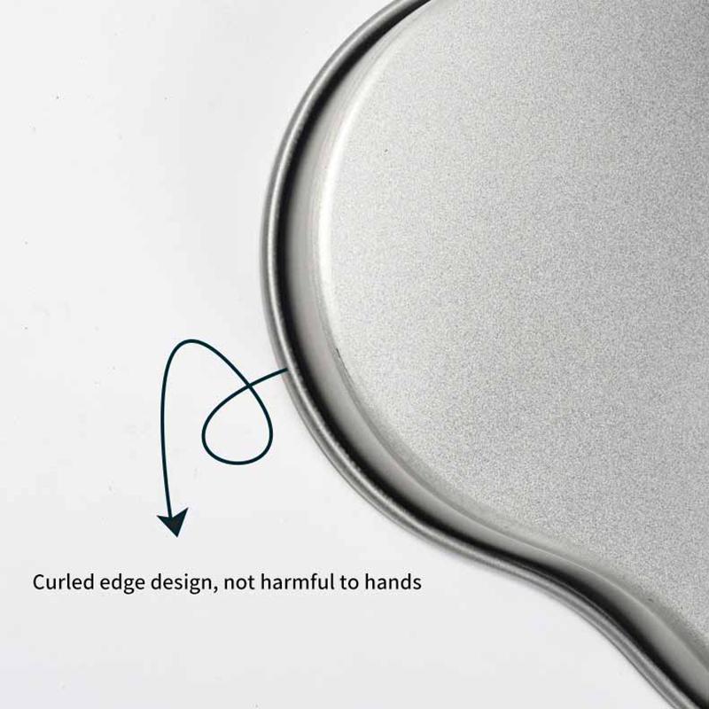 1Pcs Stainless Steel Nail Art Equipment Plate Doctor Surgical Dental Tray False Nails Dish Tools Cosmetic Storage Tray