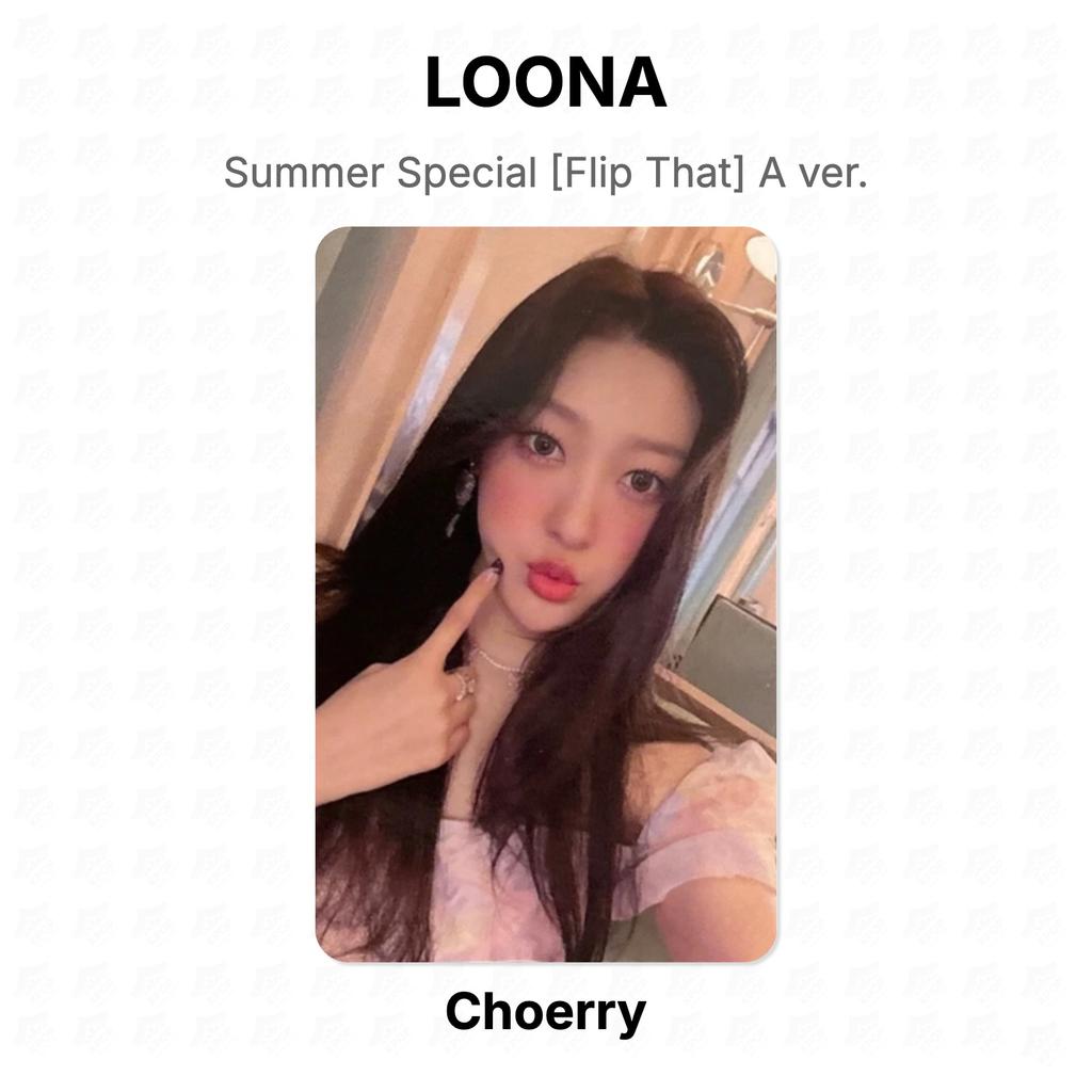 LOONA Summer Special [Flip That] A ver. Official Photocard