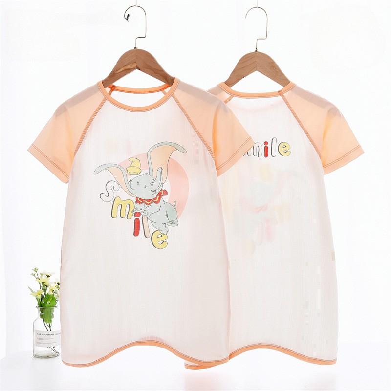 A Class Infant Sleeping Bag Short Sleeve Baby Romper Anti-kick Blanket Cartoon Toddler Homewear 1-3 Years Old 80cm