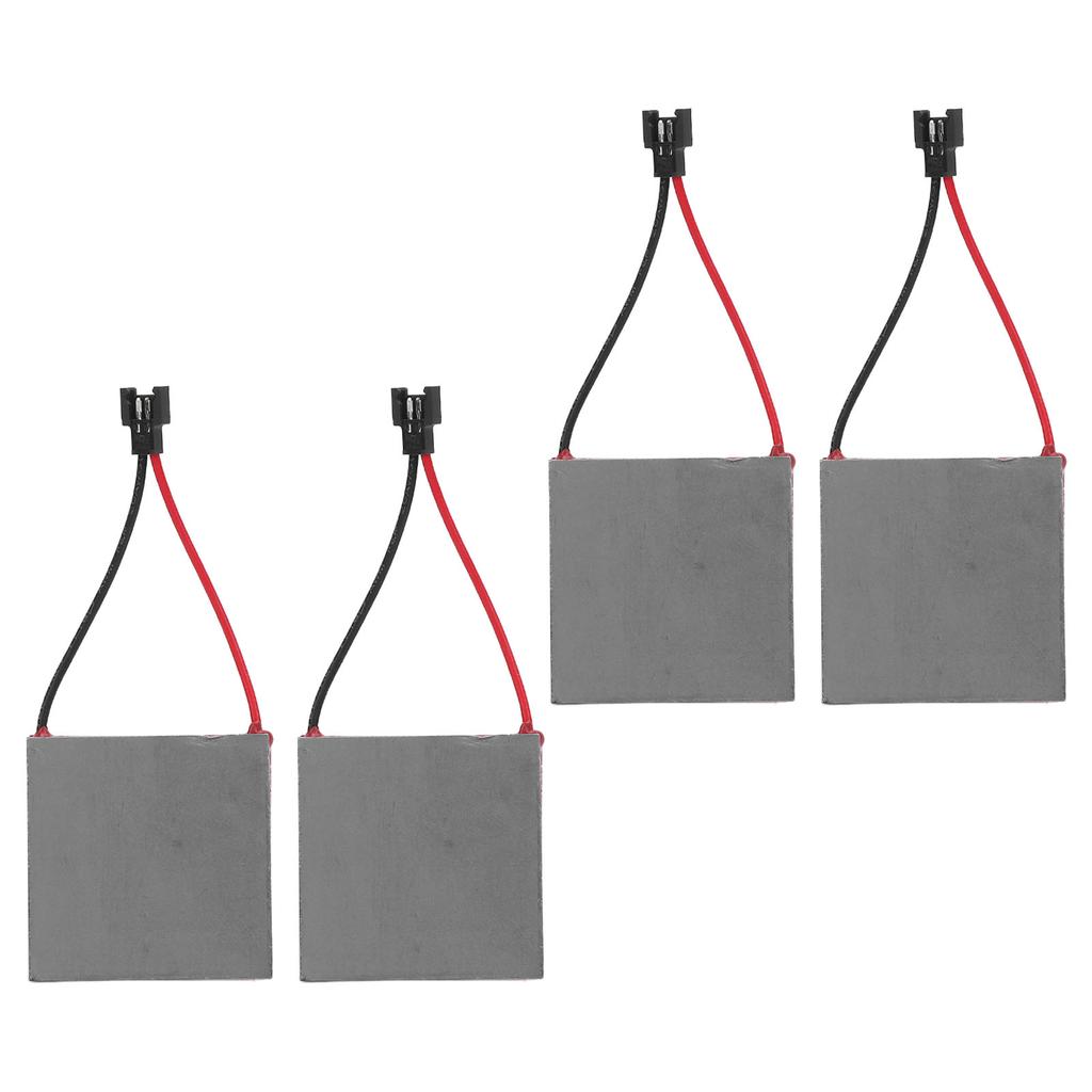 4Pcs Fireplace Fan Generator Plate Aluminum Alloy 227 Celsius  Fireplace Fan Repair Sheet