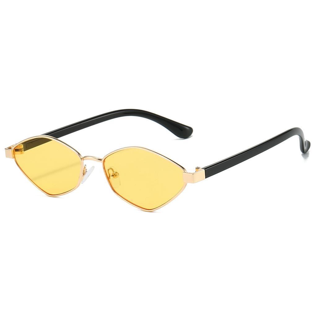 Vintage Polygon Sunglasses Men New Fashion Ocean Lenses Gradient Shades Trendy Retro Brand Design Travelling Sun Glasses