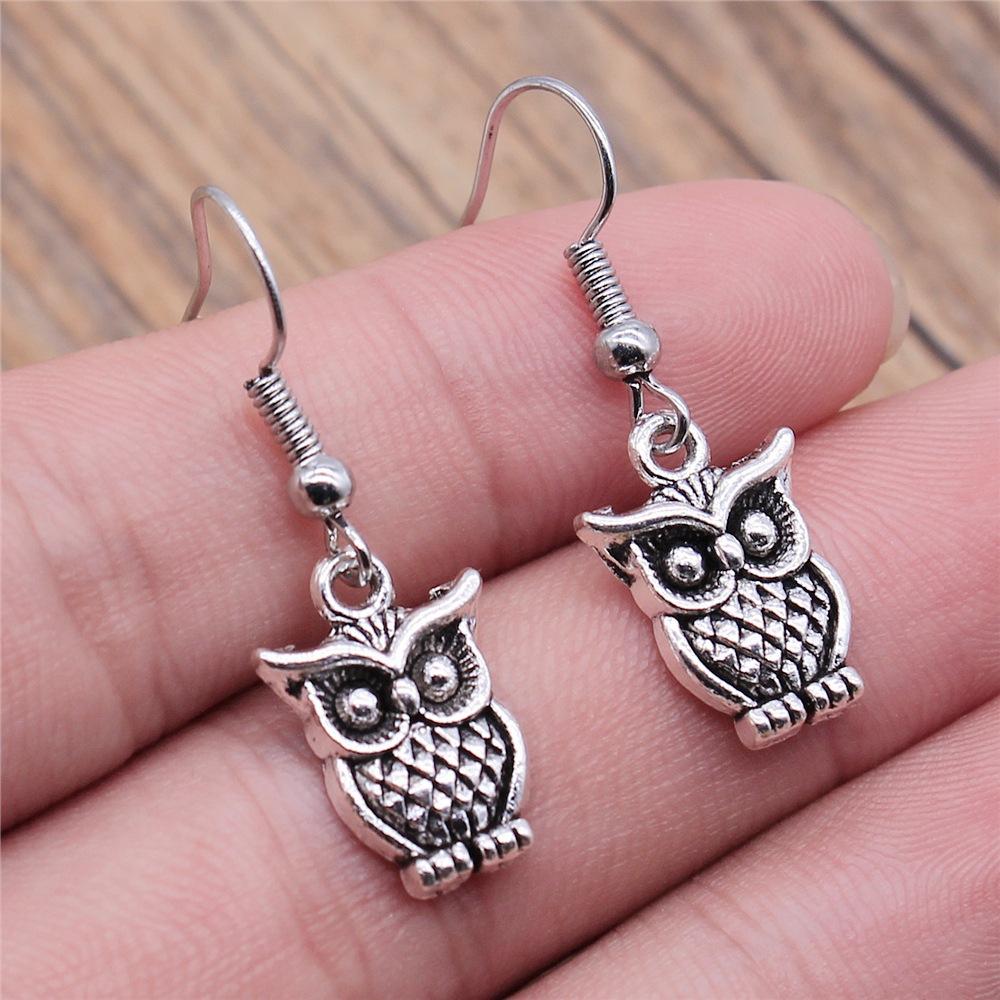 53 Styles Bird Earrings For Women Vintage Owl Dove Peacock Phoenix Swallow Feather Hummingbird Flamingo Parrot Earrings