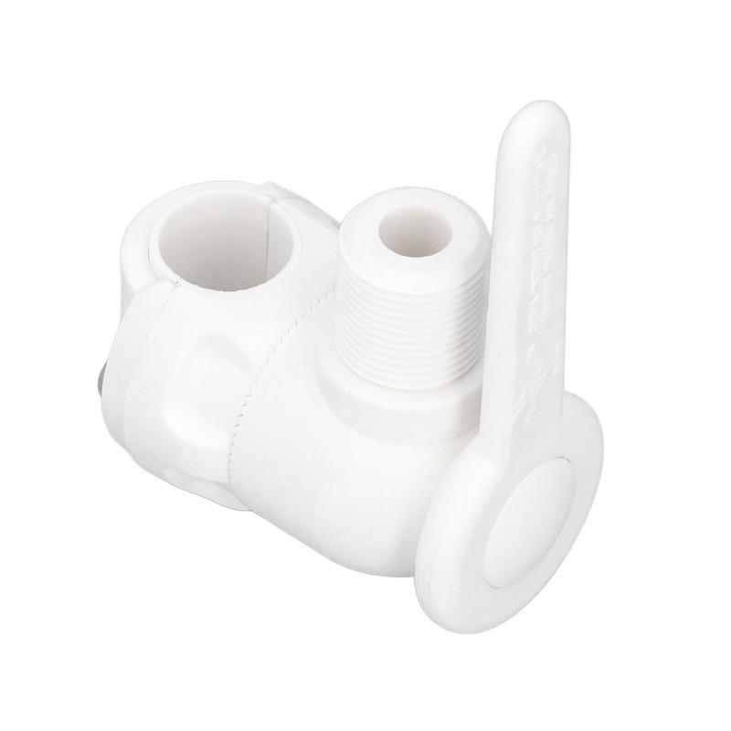Marine VHF Antenna Mount Adjustable  High Strength White Ratchet Mount Base for Boat Antennas