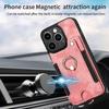 Anti-theft Wallet Finger Ring Holder Magnetic Flip Leather Case For iPhone 15 14Plus 13 12 11Pro XSMax /Samsung S23 S22 S21 S20 Ultra Plus A14 A54 A53