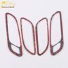 Fits 18 Models: XT4 Interior Door Handle Bright Ring & Buckle Armrest Decorative Sticker Car Accessories.