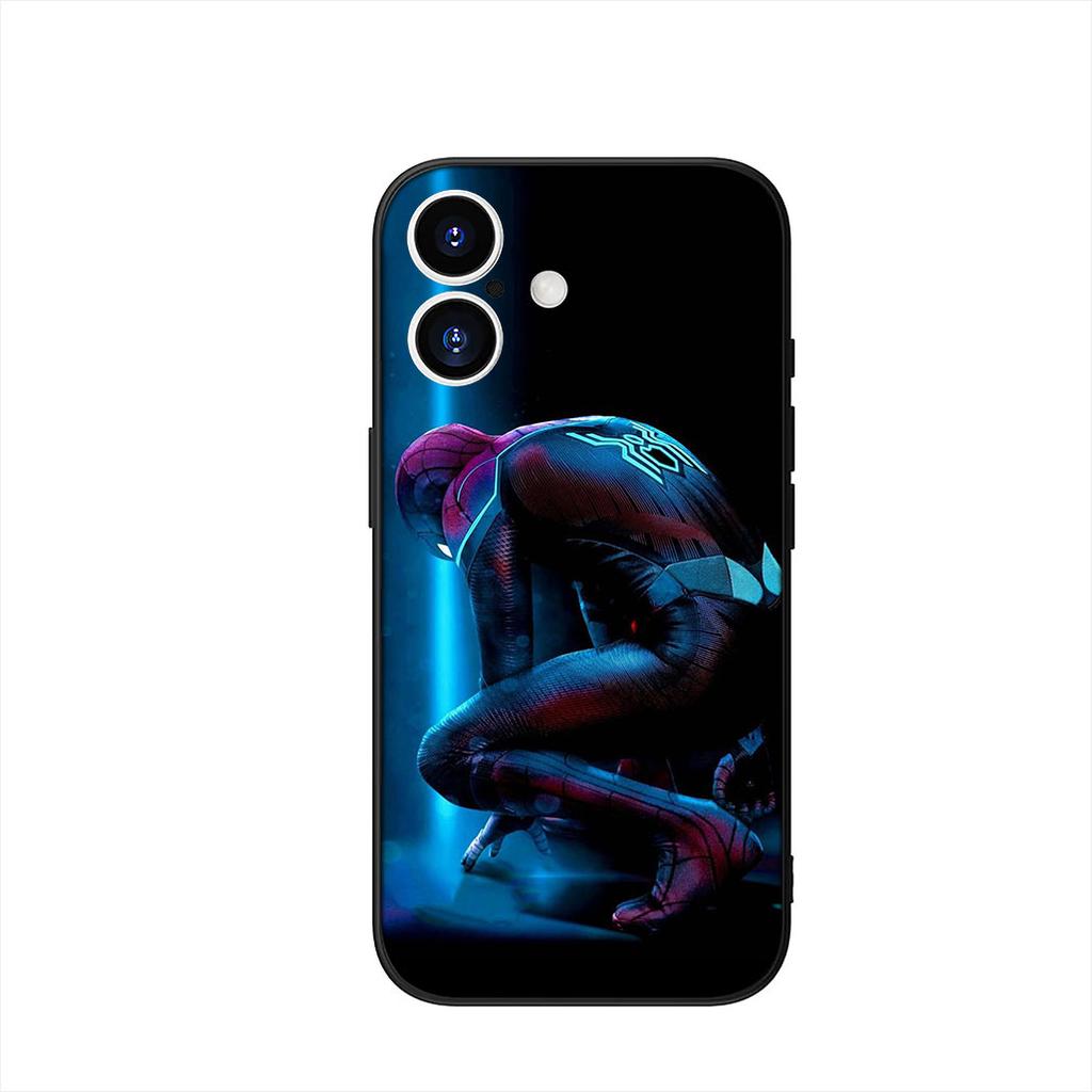 Cover for Apple iPhone 16 15 14 Plus 13 12 Mini 17 Pro Max + 16E Air 16+ ProMax Case Super hero Marvel Spider Man Spiderman
