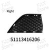 Griglia paraurti anteriore posteriore auto Copertura finitura fendinebbia per BMW X3 E83 E83lci 2006-2010 OE 51113416205 51113416206 Buona Qualità