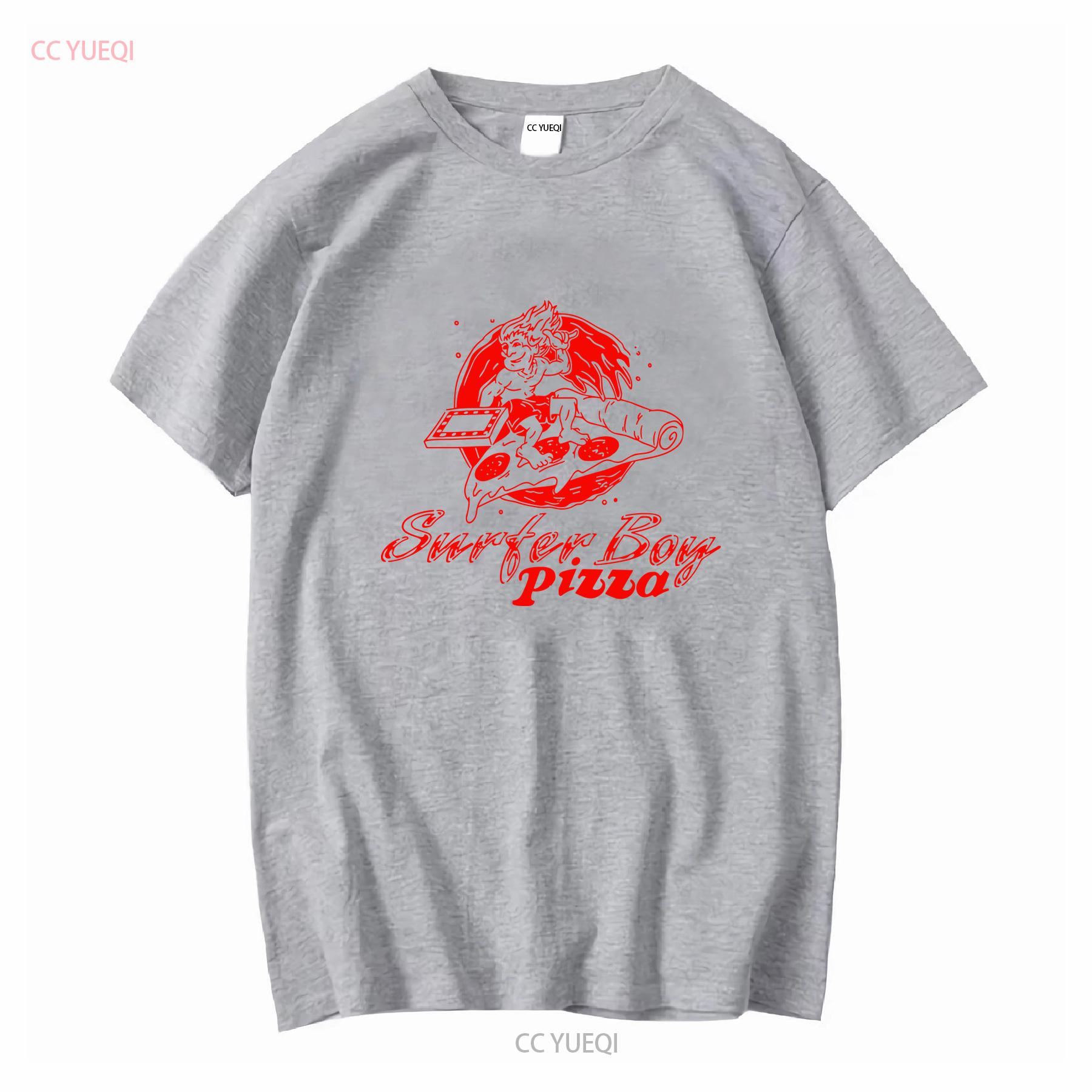 Ретро футболка, 100% хлопок, 80-е, Stranger Surfer Boy Pizza Things, длинные или короткие рукава, винтажная, мягкая, мужская, стильная, унисекс. S