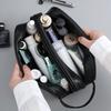 Multi Pockets PU Toiletry Bag for Women Men Travel Essentials Makeup Bags Waterproof Hanging Bag Cosmetic Washing Organizer Bag