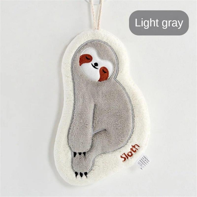 Prosop de Mână Leneș Prosop de Mână Absorbant pentru Bucătărie Prosop Mic Agățat Prosop Drăguț pentru Copii Cârpă cu Uscare Rapidă pentru Baie