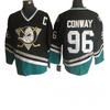 Mens NHL Retro Hockey Jersey Maple Leafs Kings Avalanche All-Star Embroidered Cotton Blend Sportswear