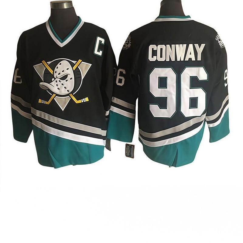 Mens NHL Retro Hockey Jersey Maple Leafs Kings Avalanche All-Star Embroidered Cotton Blend Sportswear