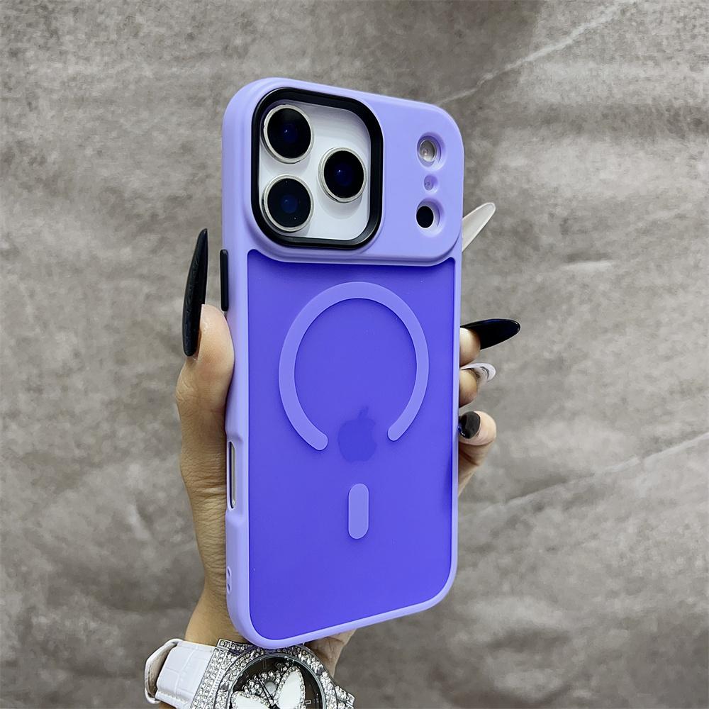 Matt Genomskinligt Frostat Stötsäkert Magnetiskt Telefonfodral För iPhone 17 Air 16 15 14 13 12 17 Pro Max Magsafe Måste-Ha Fodral