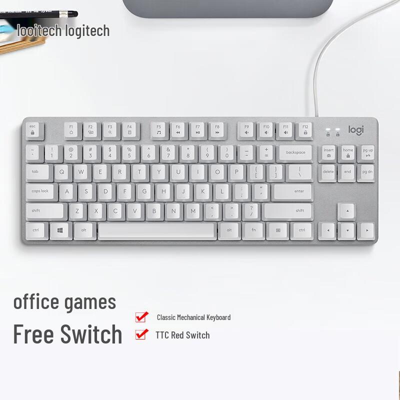 

Logitech K835 84-Key Wired Mechanical Keyboard