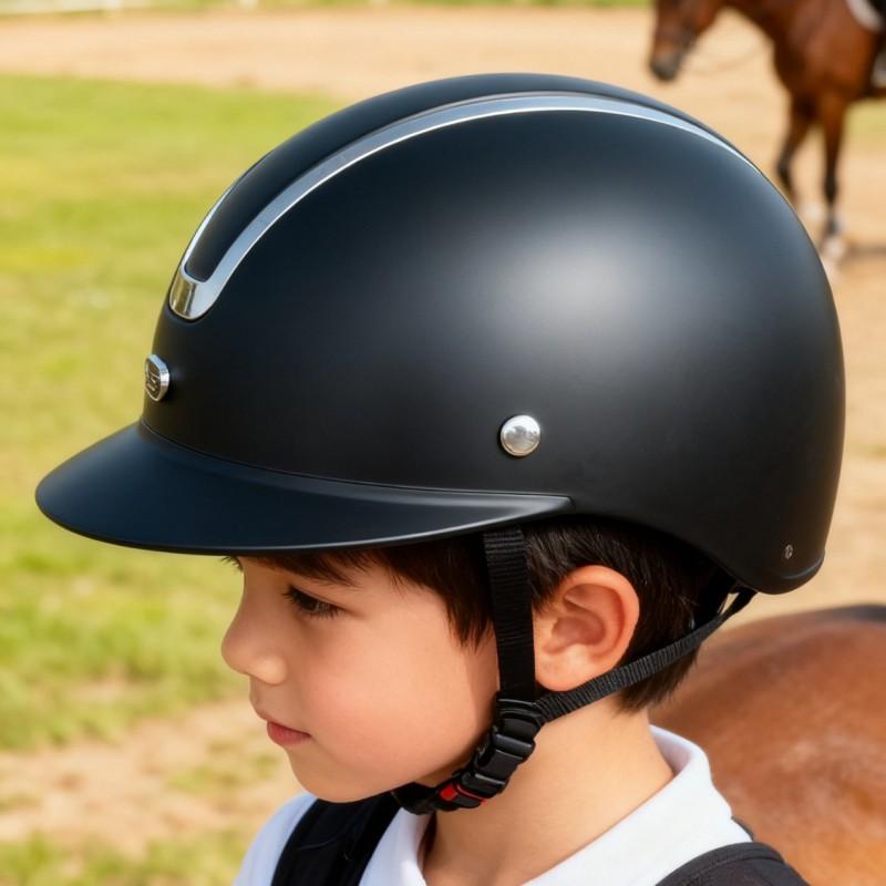 Kinder Reithelm Semi-Cover Sicherheit Kopfschutz Jungen Mädchen Outdoor Reitverwendung
