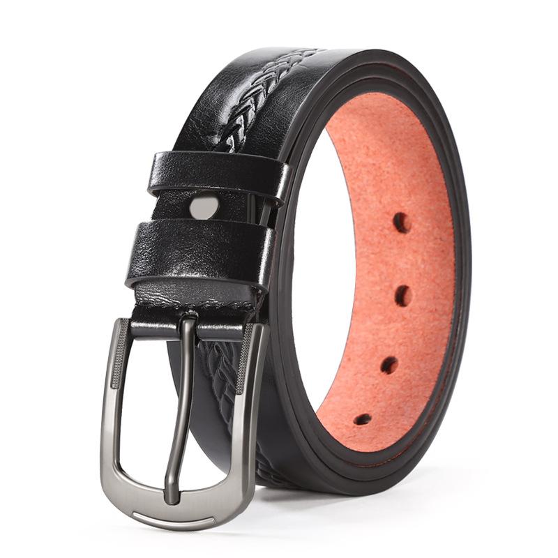 

Мужской ремень из сплава с пряжкой, средне-зеленый, джинсовый, стираный, из микрофибры With buckle 125cm чёрный